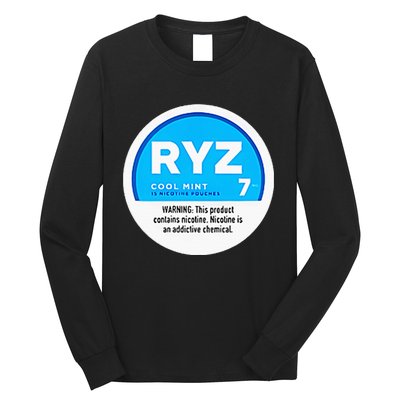 Ryz Zyn Blue Rizzberry To Rizz Packets Long Sleeve Shirt