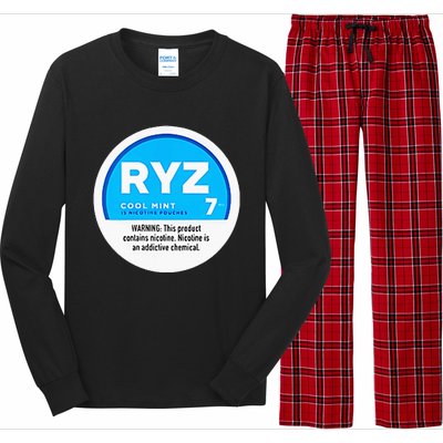 Ryz Zyn Blue Rizzberry To Rizz Packets Long Sleeve Pajama Set