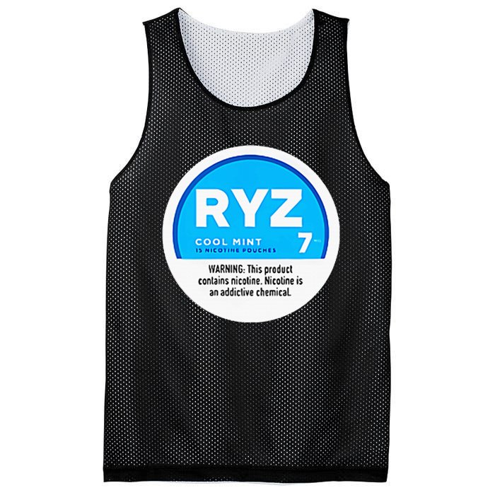 Ryz Zyn Blue Rizzberry To Rizz Packets Mesh Reversible Basketball Jersey Tank