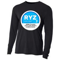 Ryz Zyn Blue Rizzberry To Rizz Packets Cooling Performance Long Sleeve Crew