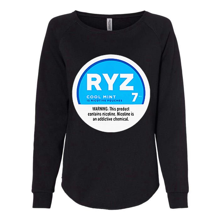 Ryz Zyn Blue Rizzberry To Rizz Packets Womens California Wash Sweatshirt