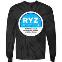 Ryz Zyn Blue Rizzberry To Rizz Packets Tie-Dye Long Sleeve Shirt