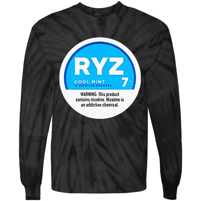 Ryz Zyn Blue Rizzberry To Rizz Packets Tie-Dye Long Sleeve Shirt