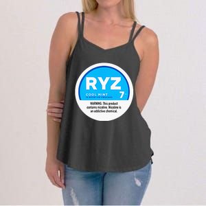 Ryz Zyn Blue Rizzberry To Rizz Packets Women's Strappy Tank