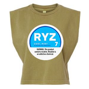 Ryz Zyn Blue Rizzberry To Rizz Packets Garment-Dyed Women's Muscle Tee