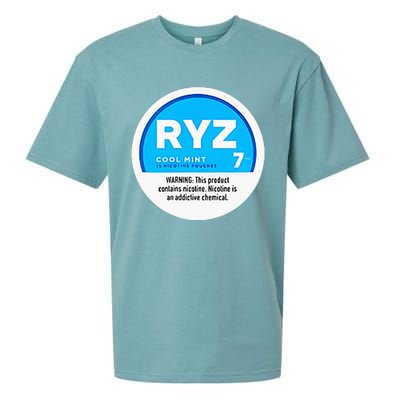 Ryz Zyn Blue Rizzberry To Rizz Packets Sueded Cloud Jersey T-Shirt