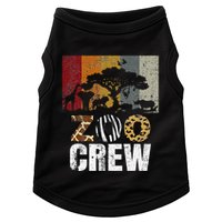 Retro Zoo Crew Safari Wildlife Family Zoo Day Trip Matching Doggie Tank