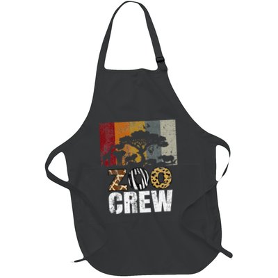 Retro Zoo Crew Safari Wildlife Family Zoo Day Trip Matching Apron