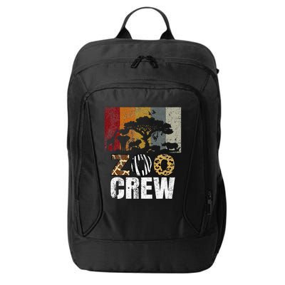 Retro Zoo Crew Safari Wildlife Family Zoo Day Trip Matching City Backpack