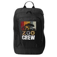Retro Zoo Crew Safari Wildlife Family Zoo Day Trip Matching City Backpack
