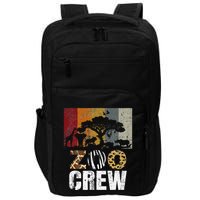 Retro Zoo Crew Safari Wildlife Family Zoo Day Trip Matching Impact Tech Backpack