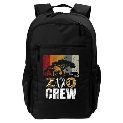 Retro Zoo Crew Safari Wildlife Family Zoo Day Trip Matching Backpack