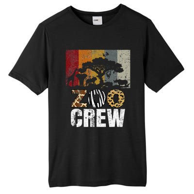 Retro Zoo Crew Safari Wildlife Family Zoo Day Trip Matching Tall Fusion ChromaSoft Performance T-Shirt