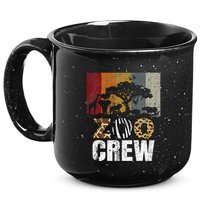 Retro Zoo Crew Safari Wildlife Family Zoo Day Trip Matching 15oz Campfire Ceramic Mug