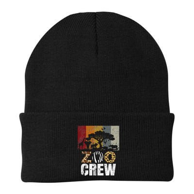 Retro Zoo Crew Safari Wildlife Family Zoo Day Trip Matching Beanie