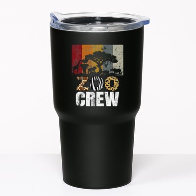 Retro Zoo Crew Safari Wildlife Family Zoo Day Trip Matching Tumbler