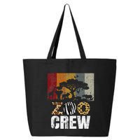 Retro Zoo Crew Safari Wildlife Family Zoo Day Trip Matching 25L Jumbo Tote