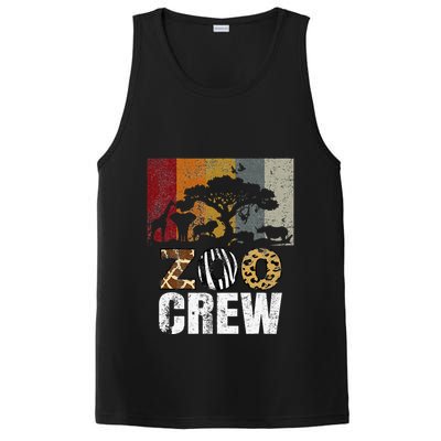 Retro Zoo Crew Safari Wildlife Family Zoo Day Trip Matching PosiCharge Competitor Tank