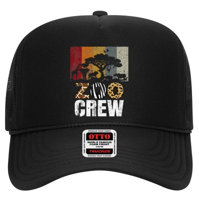 Retro Zoo Crew Safari Wildlife Family Zoo Day Trip Matching Trucker Hat