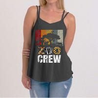 Retro Zoo Crew Safari Wildlife Family Zoo Day Trip Matching Women's Strappy Tank