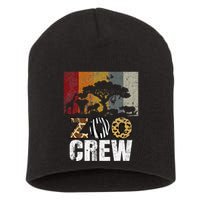 Retro Zoo Crew Safari Wildlife Family Zoo Day Trip Matching Short Acrylic Beanie