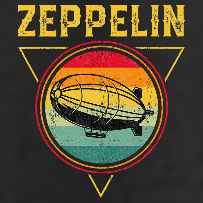 Retro Zeppelin Funny Dirigible Blimp Airship 70s 80s Cool Comfort Performance Bucket Hat