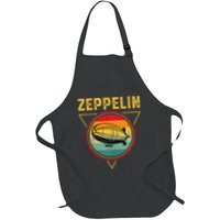 Retro Zeppelin Funny Dirigible Blimp Airship 70s 80s Apron