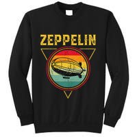 Retro Zeppelin Funny Dirigible Blimp Airship 70s 80s Sweatshirt