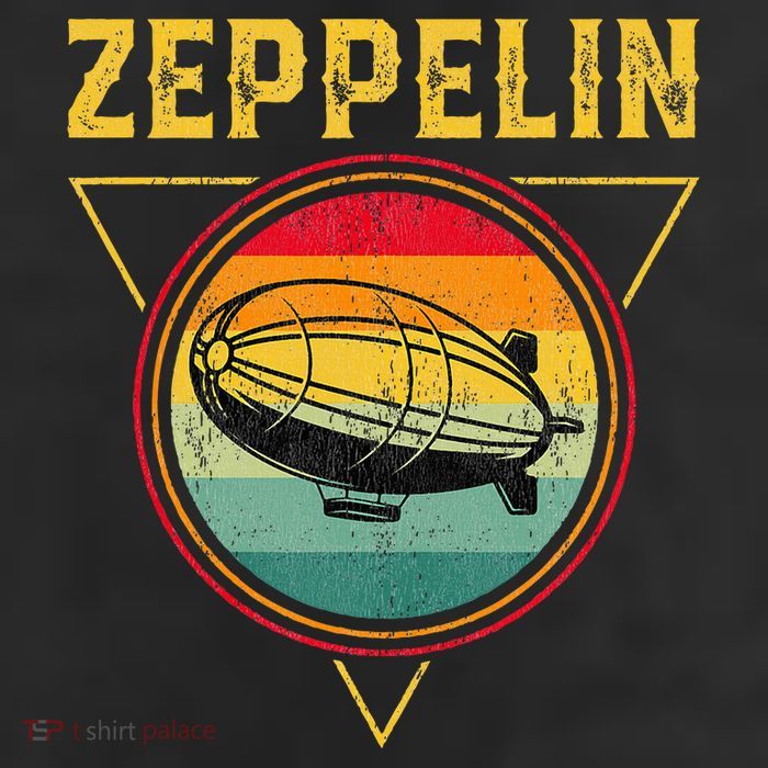 Retro Zeppelin Funny Dirigible Blimp Airship 70s 80s Beanie