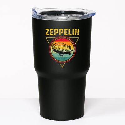 Retro Zeppelin Funny Dirigible Blimp Airship 70s 80s Tumbler