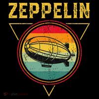 Retro Zeppelin Funny Dirigible Blimp Airship 70s 80s Magnet