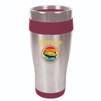 Retro Zeppelin Funny Dirigible Blimp Airship 70s 80s 16oz Travel Tumbler