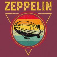 Retro Zeppelin Funny Dirigible Blimp Airship 70s 80s 16oz Travel Tumbler