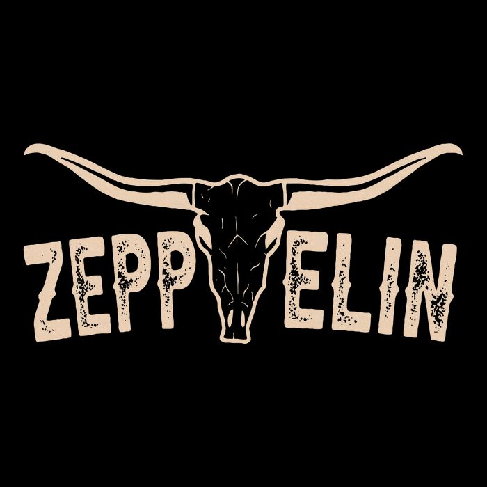 Retro Zeppelin First Name Pride Vintage Apparel Bull Skull Flat Bill Trucker Hat