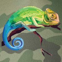 Reptile Zoo Keeper Gift Idea Lizard Safari Chameleon Legacy Tie Dye Trucker Hat