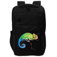 Reptile Zoo Keeper Gift Idea Lizard Safari Chameleon Impact Tech Backpack