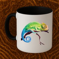 Reptile Zoo Keeper Gift Idea Lizard Safari Chameleon Mug