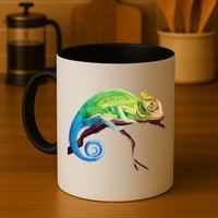 Reptile Zoo Keeper Gift Idea Lizard Safari Chameleon Mug