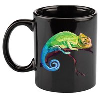 Reptile Zoo Keeper Gift Idea Lizard Safari Chameleon 11oz C Handle Ceramic Mug