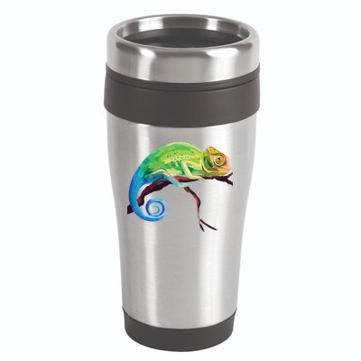 Reptile Zoo Keeper Gift Idea Lizard Safari Chameleon 16oz Travel Tumbler