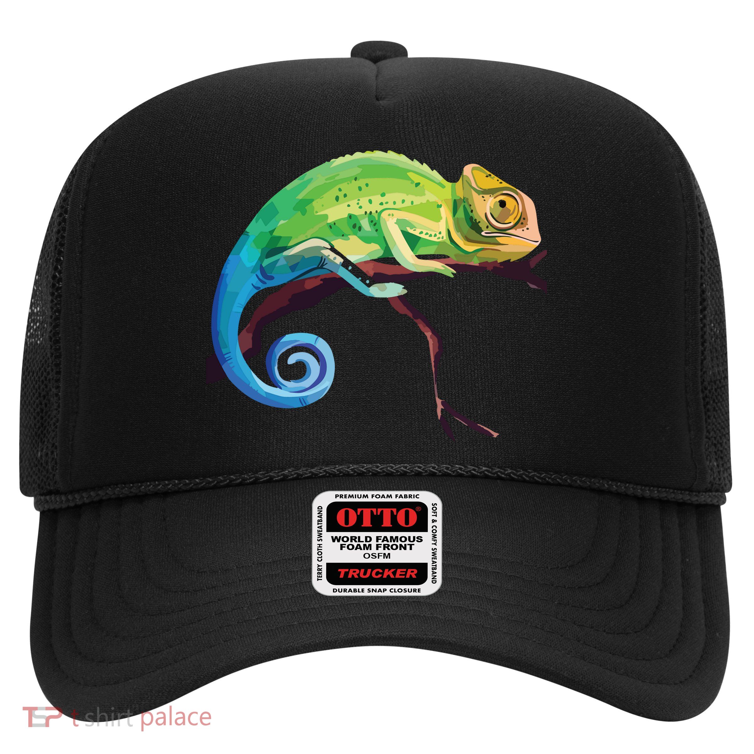 Reptile Zoo Keeper Gift Idea Lizard Safari Chameleon Trucker Hat