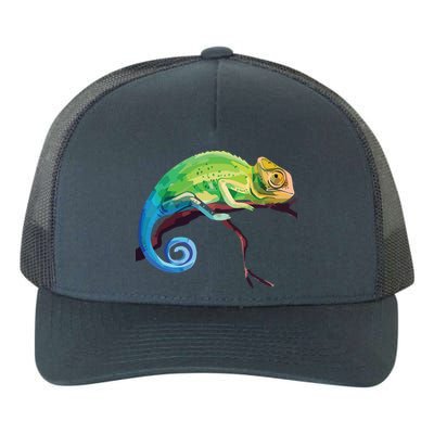Reptile Zoo Keeper Gift Idea Lizard Safari Chameleon Yupoong Adult 5-Panel Trucker Hat