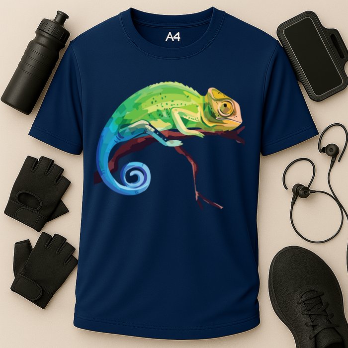 Reptile Zoo Keeper Gift Idea Lizard Safari Chameleon Performance Shirt