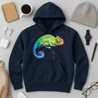 Reptile Zoo Keeper Gift Idea Lizard Safari Chameleon Hoodie