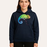 Reptile Zoo Keeper Gift Idea Lizard Safari Chameleon Hoodie