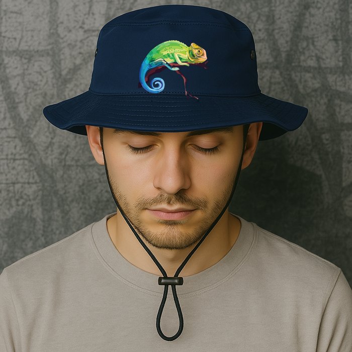 Reptile Zoo Keeper Gift Idea Lizard Safari Chameleon Bucket Hat