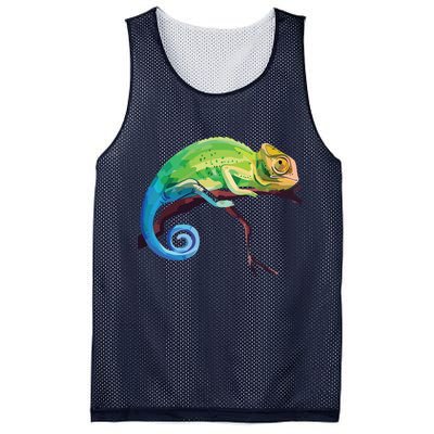 Reptile Zoo Keeper Gift Idea Lizard Safari Chameleon Mesh Reversible Basketball Jersey Tank