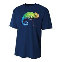 Reptile Zoo Keeper Gift Idea Lizard Safari Chameleon Youth Performance Sprint T-Shirt