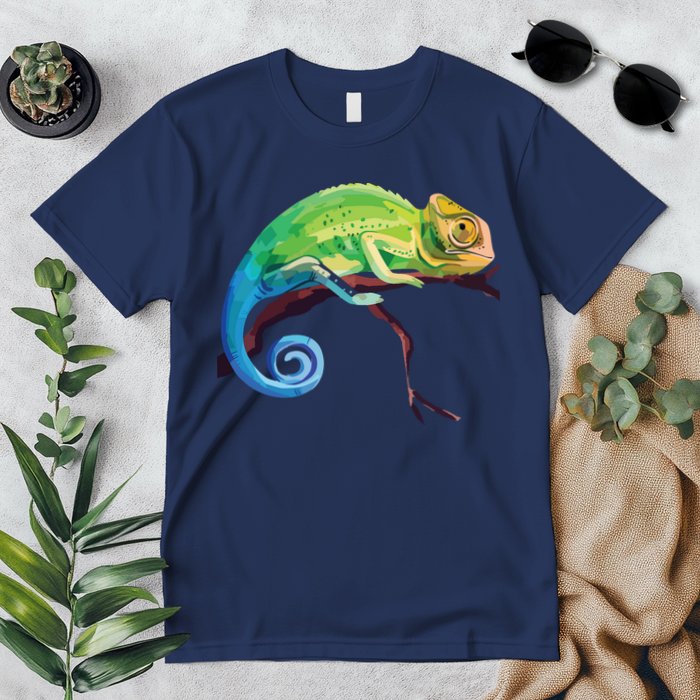 Reptile Zoo Keeper Gift Idea Lizard Safari Chameleon Premium T-Shirt