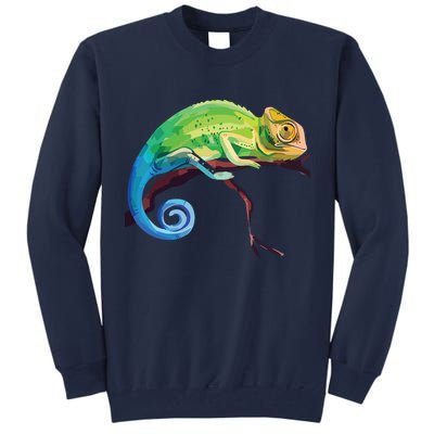 Reptile Zoo Keeper Gift Idea Lizard Safari Chameleon Tall Sweatshirt